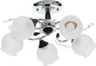 Люстра потолочная Геотон НПБ 01-5х40-436 К0293/5 5xE27 серебряный