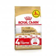 Набор корма Royal Canin Pomeranian пауч 4х85г + 1,5 кг