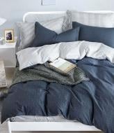 Комплект постельного белья Navy stripe 2.0 серый с синим La Nuit