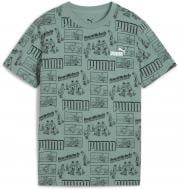Футболка Puma MID90S AOP Tee B 68514630 р.176 зеленый