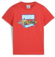 Футболка Puma x HOT WHEELS Graphic Tee 63006915 р.98 червоний