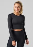 Топ Casall GRAPHIC CROP LONG SLEEVE 24231-901 р.M черный