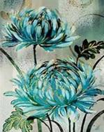 Набор для творчества со стразами на подрамнике Хризантема 40x50 см (У) GoToArt