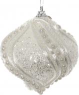 Елочная игрушка Юла Свадебная 11 см