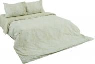 Комплект постельного белья Clorofilla 3 зеленый Fazzini