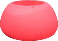 Півкуля антипаркувальна Вазон 600x600x220 мм червоний МОНОЛИТ