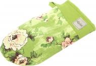 Прихватка-варежка Розы 15x29 см зеленый La Nuit
