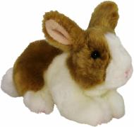 М'яка іграшка Devik Кролик лежачий 10 см рудий