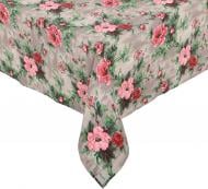 Скатерть Розы-какао 140x220 см разноцветный La Nuit