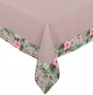 Скатерть Розы 140x220 см розовый La Nuit