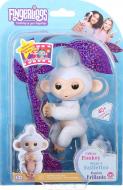 Игрушка интерактивная Wow Wee гламурная ручная белая обезьянка Fingerlings W3760/3763