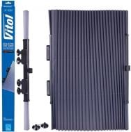 Шторка солнцезащитная Vitol гармошка (AF-15580) 80x155 см