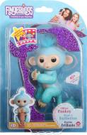 Іграшка інтерактивна Wow Wee гламурна ручна блакитна мавпочка Fingerlings W3760/3761 Іграшка інтерактивна Wow Wee гламурна ручна блакитна мавпочка Fingerlings W3760/3761