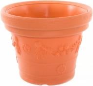 Вазон пластиковый Prosperplast Dekora 57 см 10244 круглый терракот (10244)
