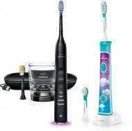 Зубна щітка Philips Sonicare Diamond Clean Smart 9400 Sonicare Diamond Clean HX9917/89 + HX6322/04