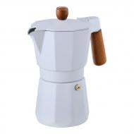 Кофеварка гейзерная Bergner Naturally, 6 чашек (BG-38191-WH-6)