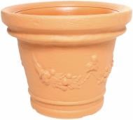 Вазон пластиковый Prosperplast Gardina 48 см 10273 круглый (10273) персиковый/