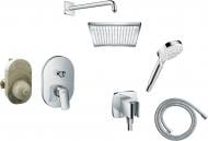 Душевая система скрытого монтажа Hansgrohe Logis 1В111218 (71409000+26726000+27446000+26485000+28168000+26330400)