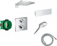 Душевая система Hansgrohe Ecostat Square 2А131218 (15714000+01800180+26238000+26456000+28168000+26520000)