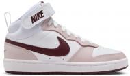 Кросівки для дівчаток демісезонні Nike COURT BOROUGH MID 2 CD7782-118 р.38,5 білі