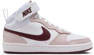 Кросівки для дівчаток демісезонні Nike COURT BOROUGH MID 2 CD7782-118 р.37,5 білі