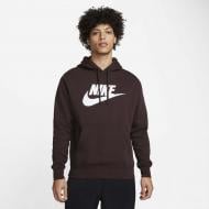 Худи Nike M NSW CLUB HOODIE PO BB GX BV2973-203 р. M бордовый