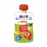 Пюре Hipp Яблоко-Клубника-Банан 100 г 9062300133759