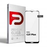 Защитное стекло Armorstandart (ARM62198) Pro для Nokia C21 Plus Black Защитное стекло Armorstandart (ARM62198) Pro для Nokia C21 Plus Black