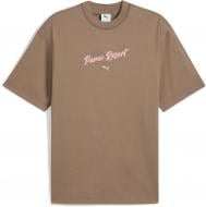 Футболка Puma PREMIUM ESS Oversized Graphic Tee 62966693 р.L бежевий