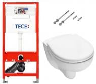 Комплект инсталляции TECE base 9400001 + унитаз подвесной с крышкой soft-close 974201UA