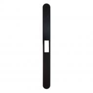 Накладка на лицевую планку Koblenz Premium черная 196 мм 18 мм для магнитного замка