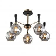 Люстра потолочная WunderLicht Novella 5x60 Вт Е27 бронза/черный KK2254-45