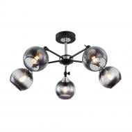 Люстра стельова WunderLicht Hype 5x60 Вт Е27 чорний хром KK5119-45