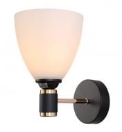 Бра WunderLicht Lounge 60 Вт Е27 черный с золотом KK5161-11