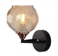 Бра WunderLicht Vita 60 Вт Е27 чорний/золотий KK2518-11