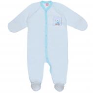 Комбинезон ясельный для мальчика Татошка р.56 голубой с рисунком