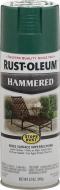 Краска аэрозольная антикоррозионная Hammered Rust Oleum темно-зеленый 340 г Краска аэрозольная антикоррозионная Hammered Rust Oleum темно-зеленый 340 г