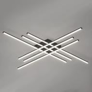 Люстра світлодіодна Luminaria Rovena 150 Вт LED-модуль чорний ROVENA 150W 6L BLACK