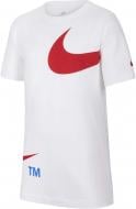 Футболка Nike B NSW TEE SWOOSH PACK FA21 DJ6616-100 р.S белый