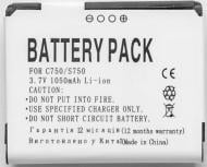 Аккумулятор PowerPlant HTC KIIO160 C750 S750 T-Mobile Shadow 1050 мА/ч (DV00DV6152)