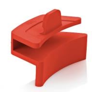 Силиконовая прихватка Cali, 11,3х5,5х7,5 см, красная (12870) 7,5xкрасный Kela