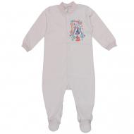 Комбинезон ясельный унисекс Татошка 1509106беж р.68 бежевый с рисунком