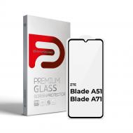 Захисне скло Armorstandart (ARM65500) Full Glue для ZTE Blade A51 / A71 Black