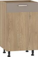 Тумба нижняя Н 50x82x44,8 см МС Ева глиняный серый/дуб кремона торро/дуб кремона торро Грейд