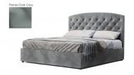 Кровать Green Sofa Манхеттен-3 Флорида Dark Grey 120x200 см