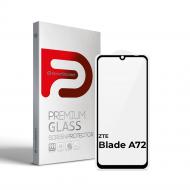 Захисне скло Armorstandart (ARM65503) Full Glue для ZTE Blade A72 Black