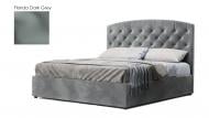 Кровать Green Sofa Манхеттен-3 Флорида Dark Grey 180x200 см