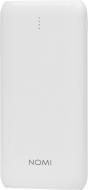 Зовнішній акумулятор (Powerbank) Nomi L100 10000 mAh white Зовнішній акумулятор (Powerbank) Nomi L100 10000 mAh white