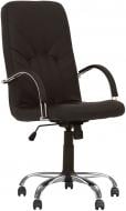 Кресло Nowy Styl Manager Steel Chrome (Comfort) Eco-30 черный