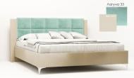 Кровать Green Sofa Мичиган RAL 1013 бежевый + Лагуна 35 голубой 120x200 см